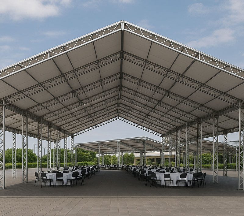 Toldos em Aço para Grandes Eventos